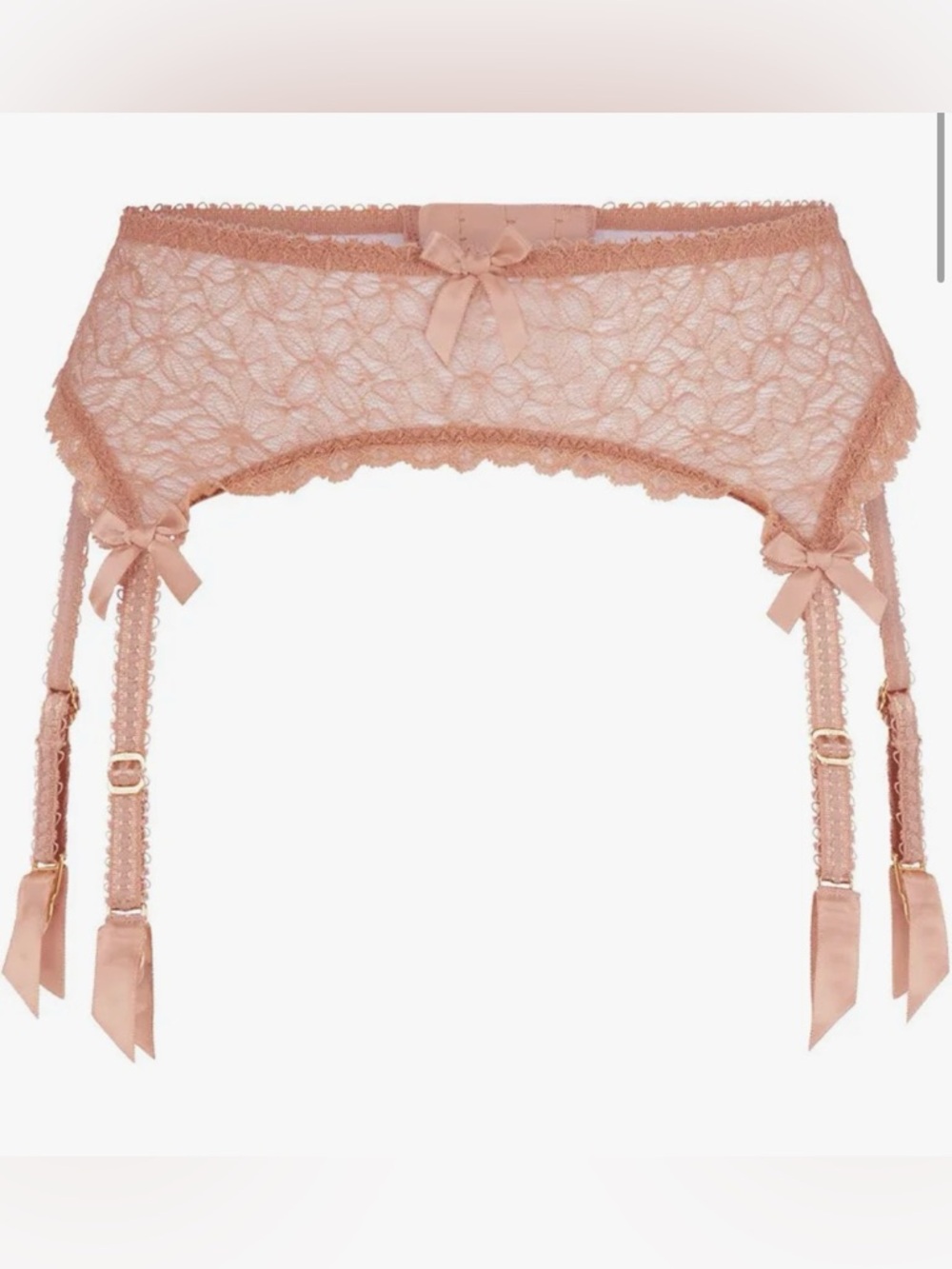 NWT Agent Provocateur / Aliza Praline Suspender (size 3)